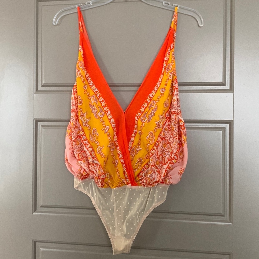 INTIMATELY FREE PEOPLE BOHO BODYSUIT SMALL